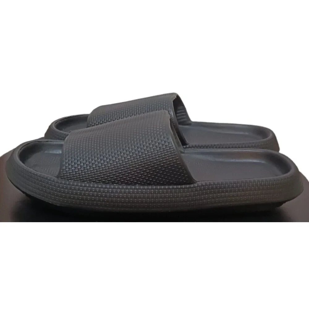 Non Slip-AIR (House/Shower/Bedroom,etc.)-(Slippers)-(Black)-(Size 11)-(New)-$33 - Picture 3 of 6